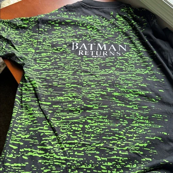 1992 Batman Returns All Over Print Shirt 100% Cotton - Picture 7 of 7